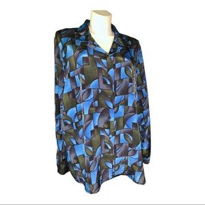 Barbara Brooks Vintage Shirt, Size 3X